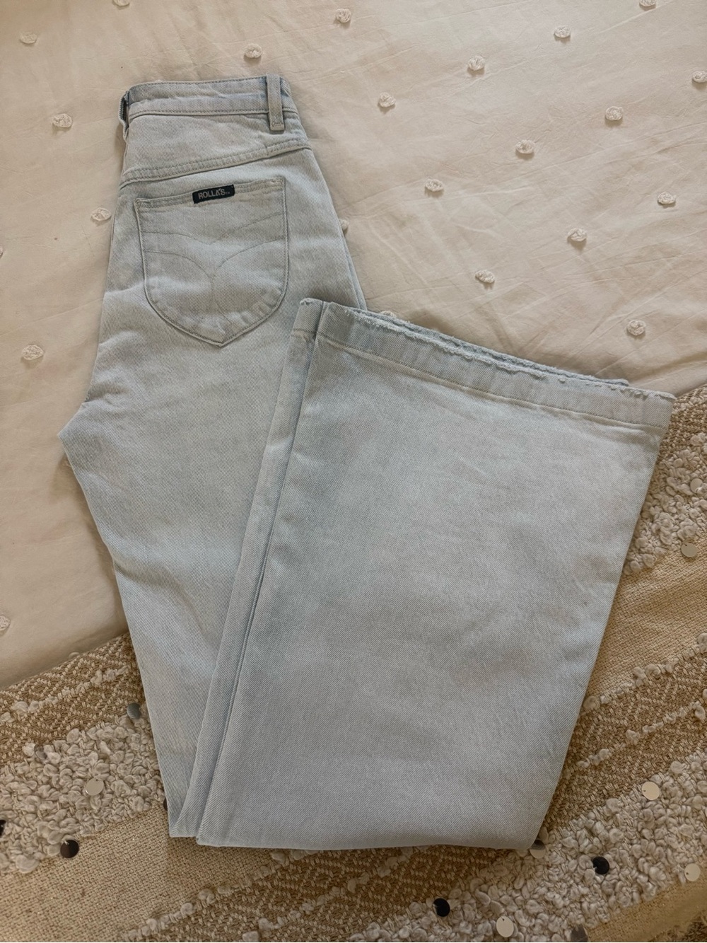 ROLLA'S Women’s Light Blue Flare Jeans